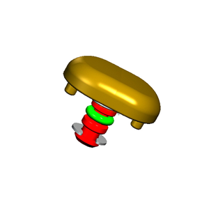 按鍵及按鍵孔密封件
